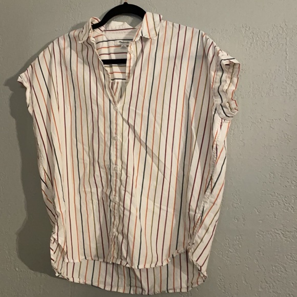 Madewell Central Shirt in Sadie Stripe - Picture 4 of 13
